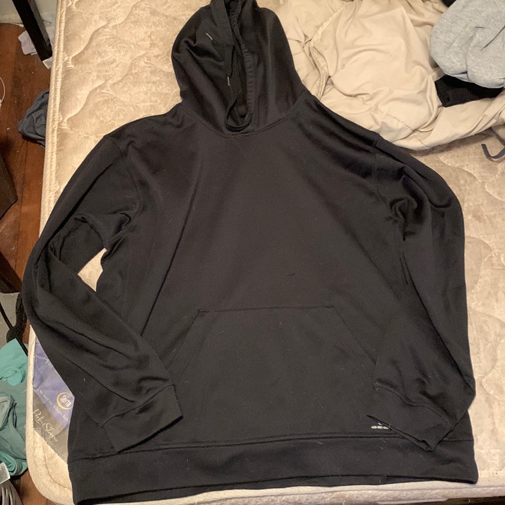 Black large hoddie
